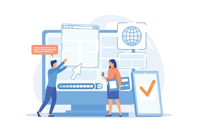 programmers-with-browser-windows-and-pc-and-tablet-cross-browse-2