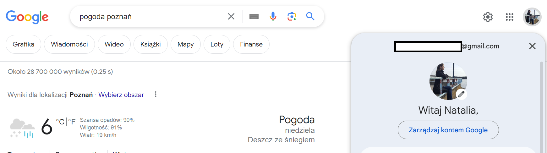 historia wyszukiwania