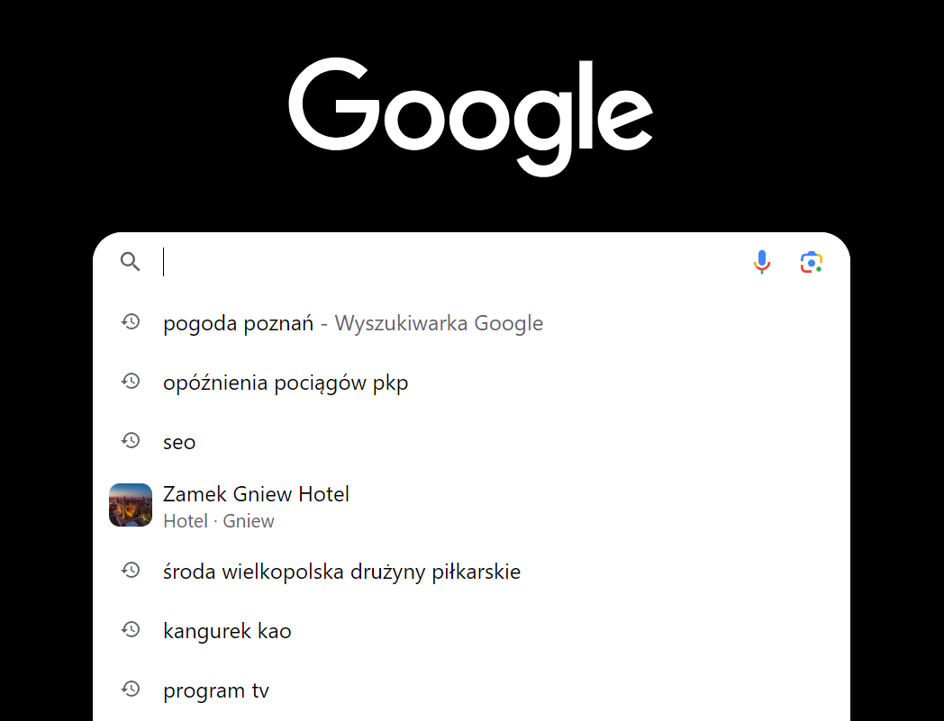 wyszukiwanie Google