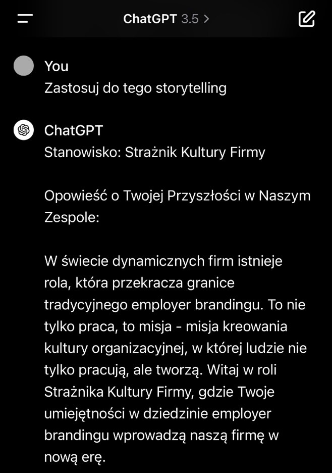 AI w storytellingu